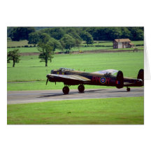 Lancaster, Woodford Air Show 1990, England Greeting Cards