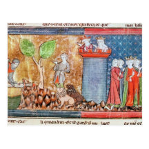 Lancelot proves his love post card