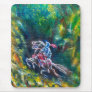 LANCELOT RIDING IN GREEN FOREST MOUSEPAD