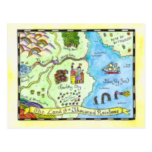 Land of a Thousand Rainbows Postcard