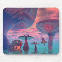 LAND OF THE GIANT MUSHROOMS MOUSEPAD