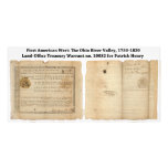 Land-Office Treasury Warrant for Patrick Henry Photo Print