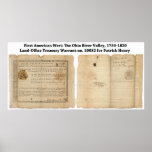 Land-Office Treasury Warrant for Patrick Henry Print