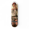 Land Pirate Sexy Girl Pinup Custom Skateboard Deck