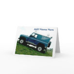 Land rover greeting card