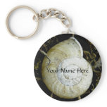Land Snail Shell, Dutch Harbour, Alaska keychains
