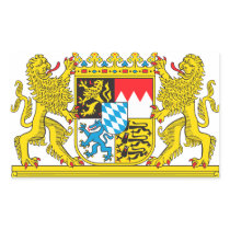 Landeswappen Bayer Rechtecksticker