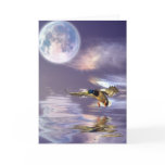 Landing Mallard Duck Wildlife Art Greeting-Card
