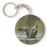 Landing Mallard Keychain