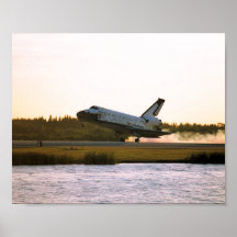 Landing of Space Shuttle Columbia (STS-87) Print