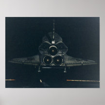 Landing of Space Shuttle Discovery (STS-82) Poster