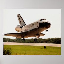 Landing of Space Shuttle Discovery (STS-95) Posters