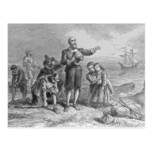 Landing of the Pilgrims, 1620 Postcard