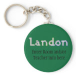 Landon Name Tag Key Chain keychains