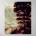 Landscape by Leonardo di ser Piero da Vinci Posters