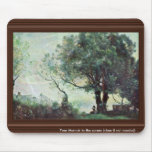Landscape Castelgandolfo By Corot Jean-Baptiste-Ca mousepads