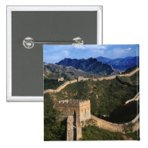 Landscape of Great Wall, Jinshanling, China Pin