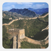 Landscape of Great Wall, Jinshanling, China Stickers