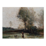 Landscape or, Morning in the Field Postcard