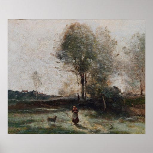 Landscape or, Morning in the Field Print