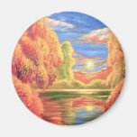 Landscape Painting Art - Multi Magnet