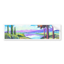 Landscape River Painting Art - Multi