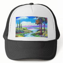 Landscape River Painting Art - Multi