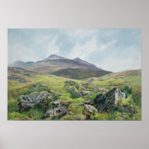 Landscape, Snowdon Print