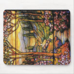 Landscape Stained Glass Art Mouse Mats