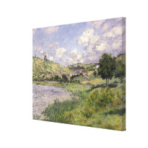 Landscape, Vetheuil, 1879 Stretched Canvas Print