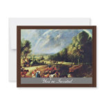 Landscape With A Rainbow By Rubens Peter Paul invitations