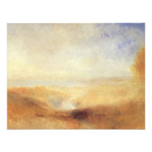 Landscape With Distant River And Bay by JMW Turner Personalized Announcements