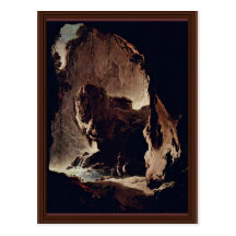Landscape With Grotto By Roos Philipp Peter Post Cards