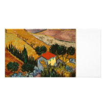 Landscape with House and Plough Picture Card