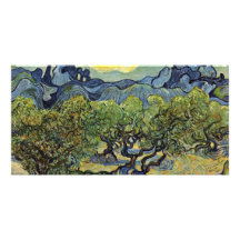 Landscape With Olive Trees By Vincent Van Gogh Personalized Photo Card