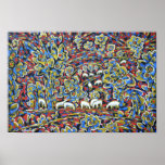 Landscape with Sheeps Poster posters
