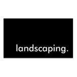 landscaping. business card template