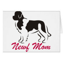 Landseeer Newfoundland Mum Greeting Cards
