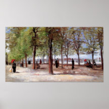 Lane at the Jardin du Luxembourg, Vincent van Gogh Print