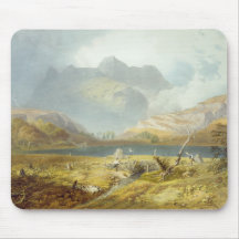 Langdale Pikes, from 'The English Lake District', Mousepads