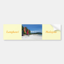 Langkawi Beaches Bumper Stickers