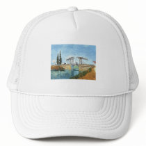 Langlois Bridge at Arles by Vincent van Gogh Hat