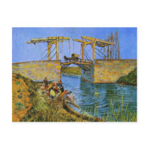 Langlois Bridge, Women Washing, Vincent van Gogh Post Cards