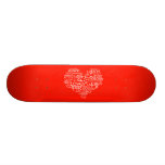 Languages of Love Heart Custom Skateboard