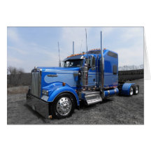 Lanita Blue Kenworth Note Card