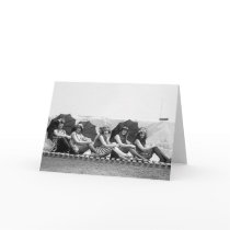 Lansburg Bathing Girls: 1922 Greeting Card