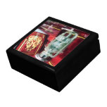 Lantern on Old Fire Truck Trinket Box