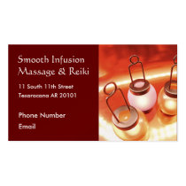Lanterns with Candles business cards