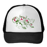 Laos rose mesh hats