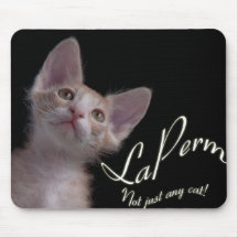 LaPerm cat mousepad